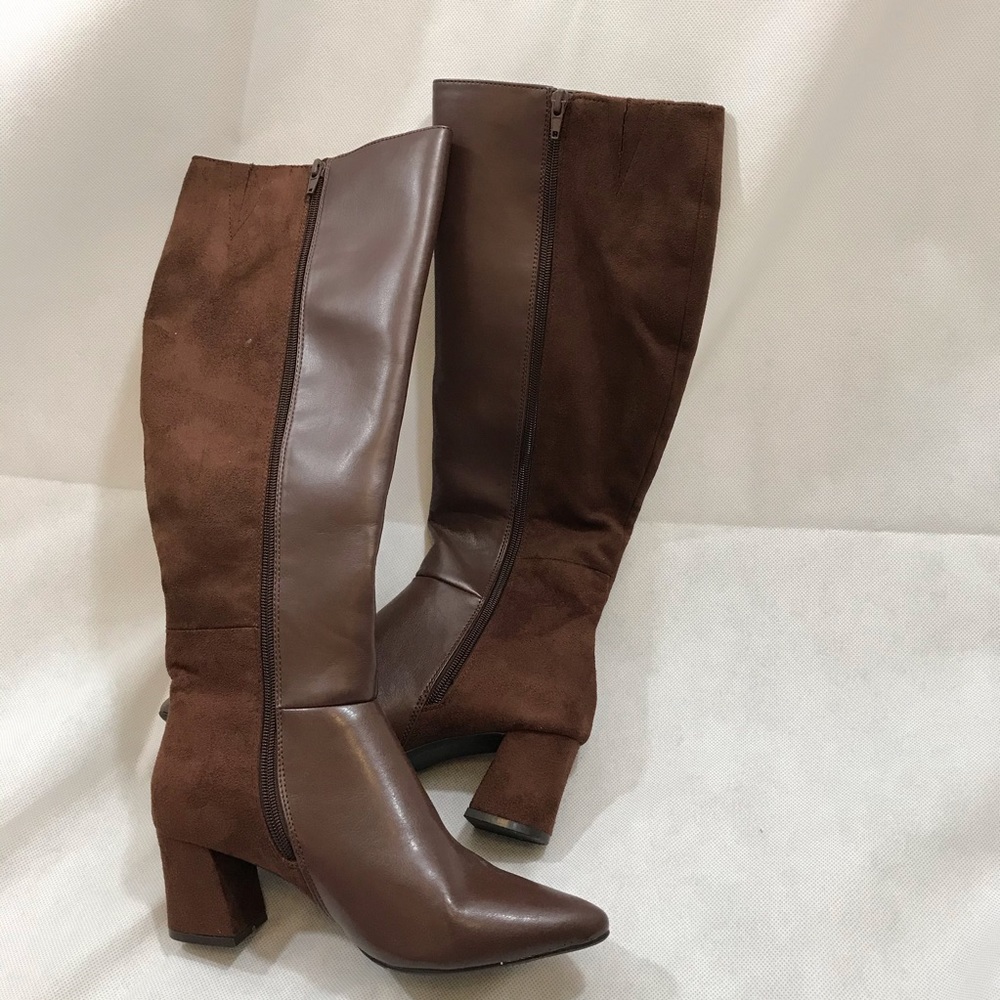 Tahari women’s Bellary knee high brown boots - Picture 2 of 8